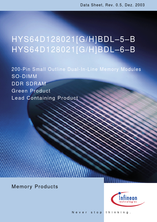 HYS64D128021GBDL-6-B Infineon