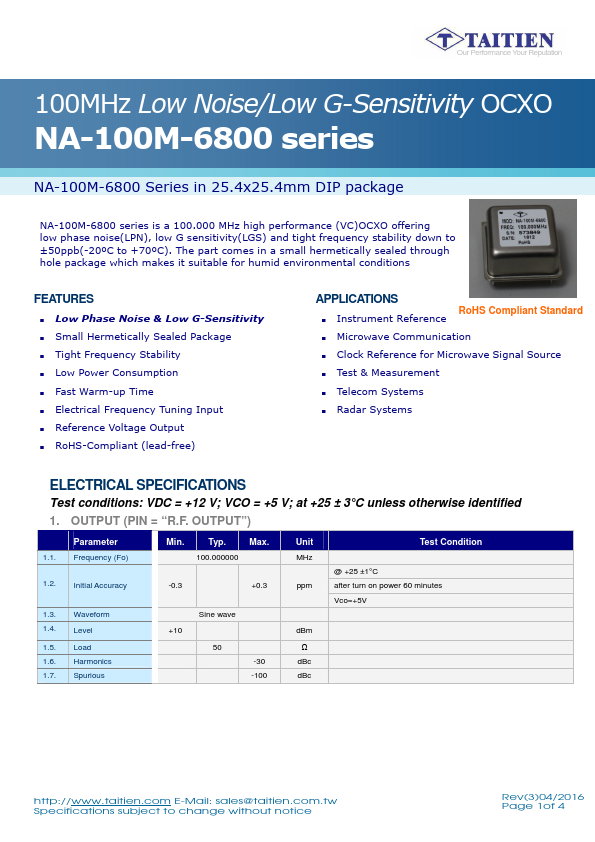 NA-100M-6801 Taitien