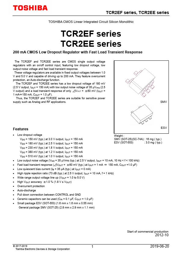 TCR2EE19 Toshiba