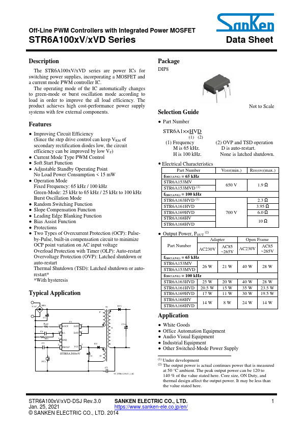 STR6A163HVD