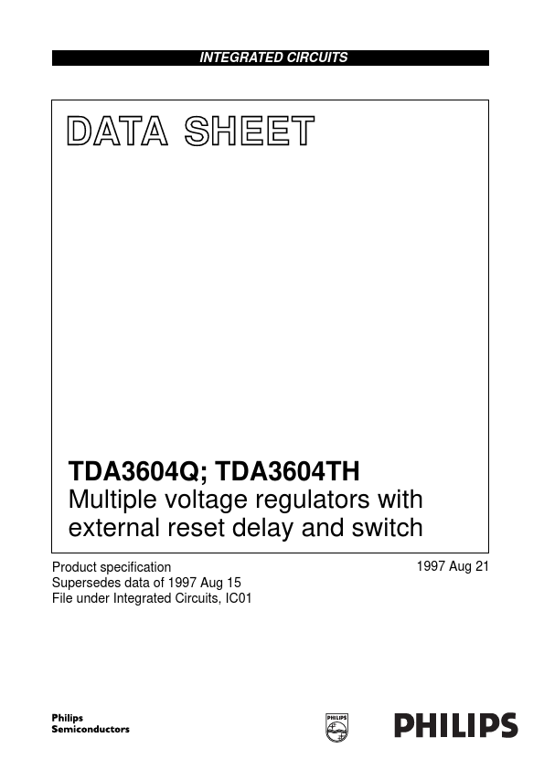 <?=TDA3604Q?> डेटा पत्रक पीडीएफ