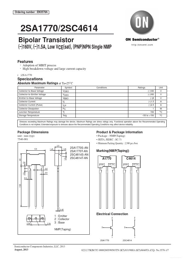 2SC4614 ON Semiconductor