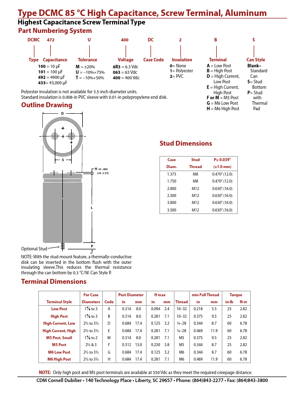 DCMC313U100DB2B