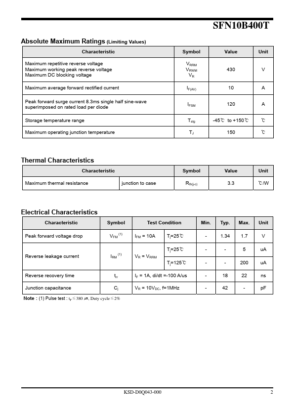 SFN10B400T