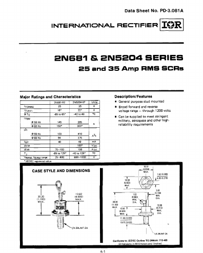 2N5204 Knox Semiconductor  Inc