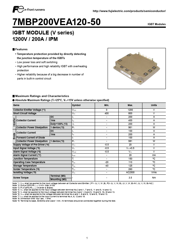 7MBP200VEA120-50