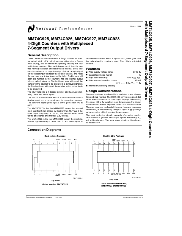 MM74C925 National