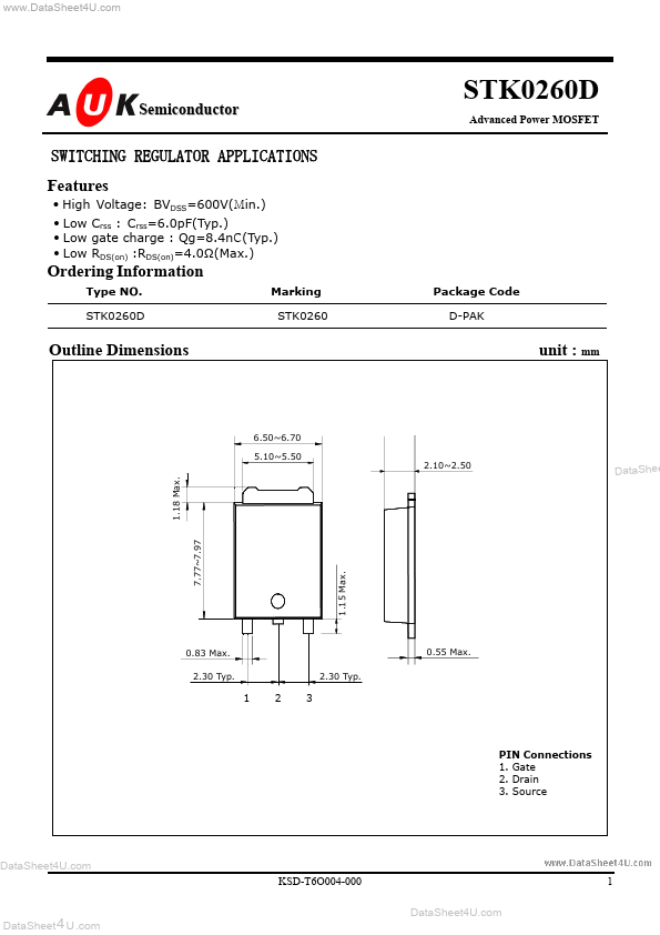 <?=STK0260D?> डेटा पत्रक पीडीएफ