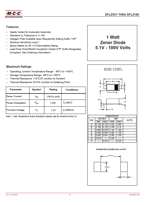 DFLZ6V8 MCC