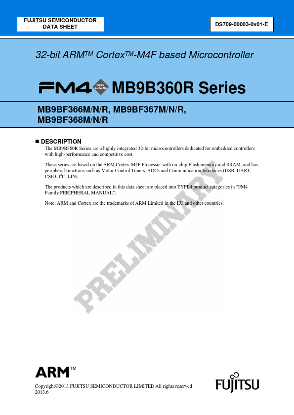 MB9BF368M Fujitsu