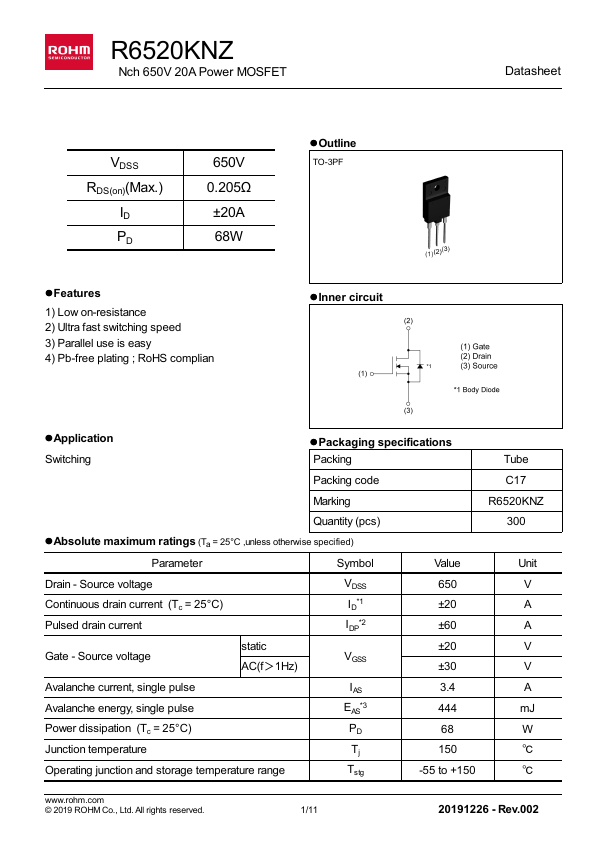 R6520KNZ ROHM