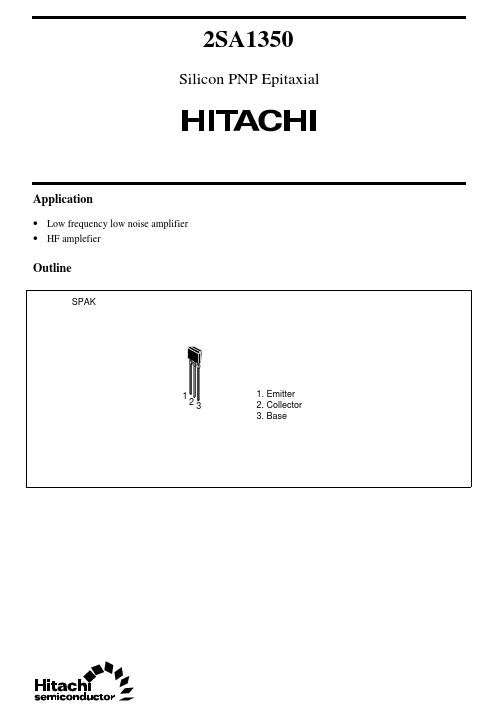 2SA1350 Hitachi Semiconductor