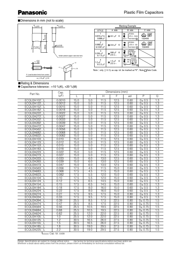 ECQU2A125ML