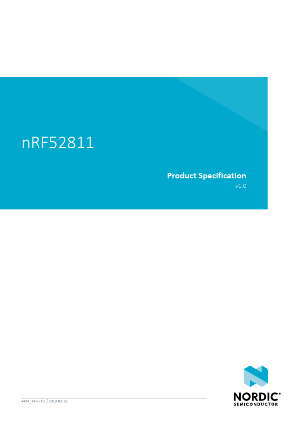 <?=nRF52811?> डेटा पत्रक पीडीएफ