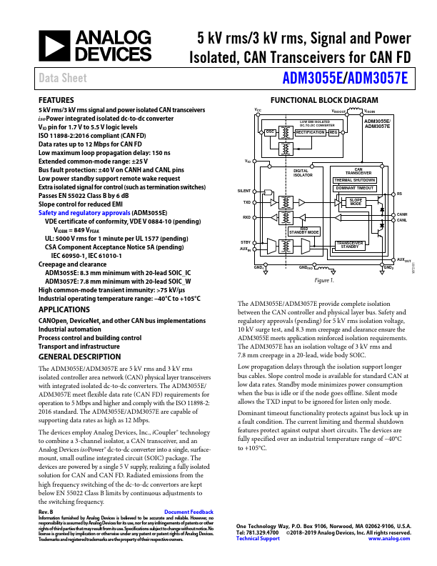 ADM3057E Analog Devices