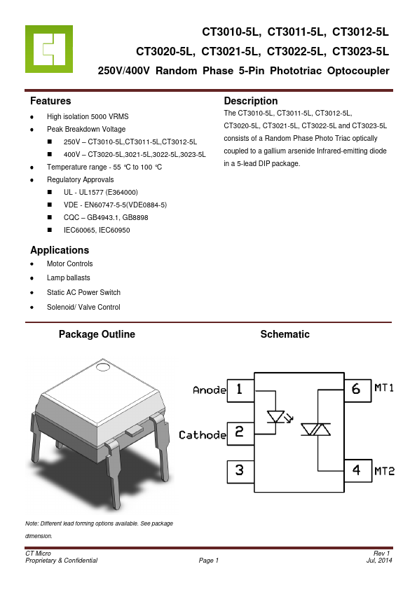 CT3012-5L CT Micro