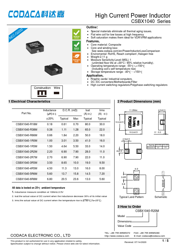 CSBX1040-R38M