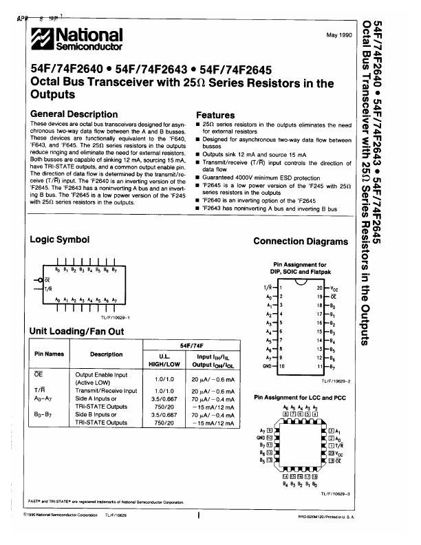 74F2645 National Semiconductor