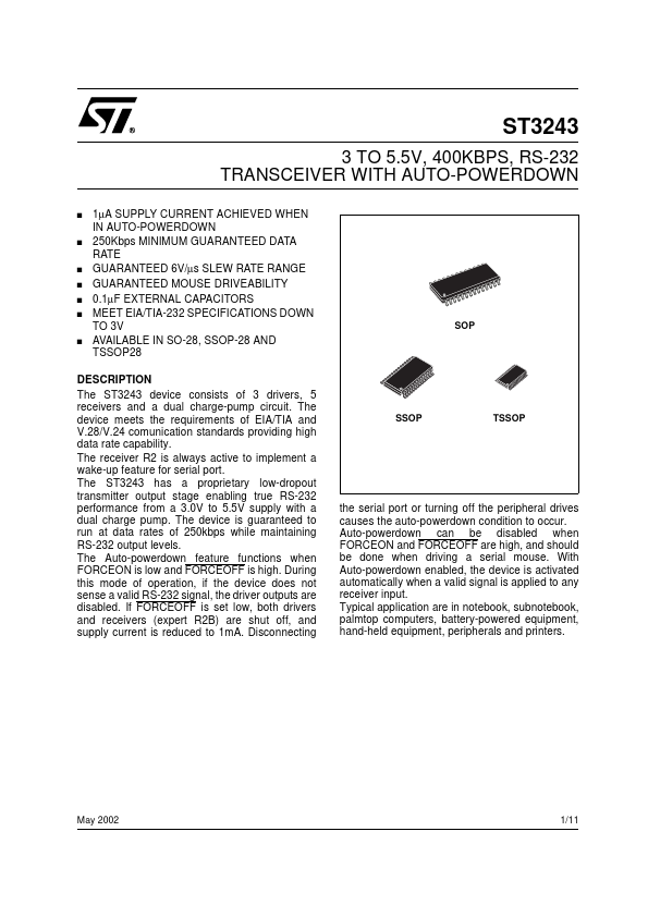 ST3243 ST Microelectronics
