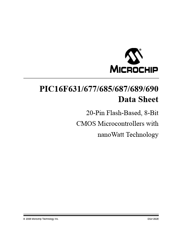 16F689 Microchip Technology