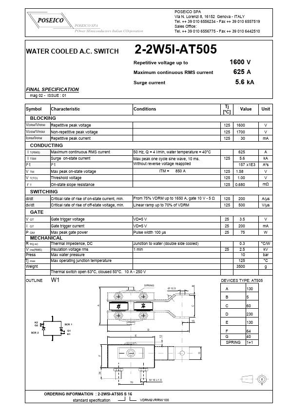 2-2W5I-AT505S16 PowerSemiconductors