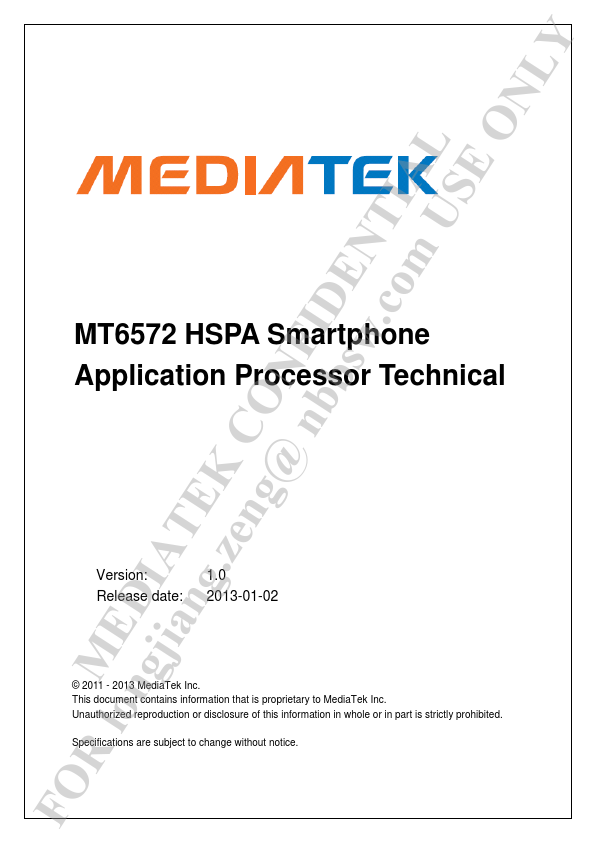 MT6572 MediaTek