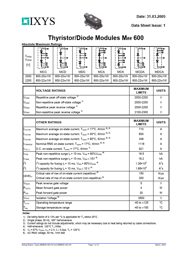 <?=MCDA600-20io1W?> डेटा पत्रक पीडीएफ