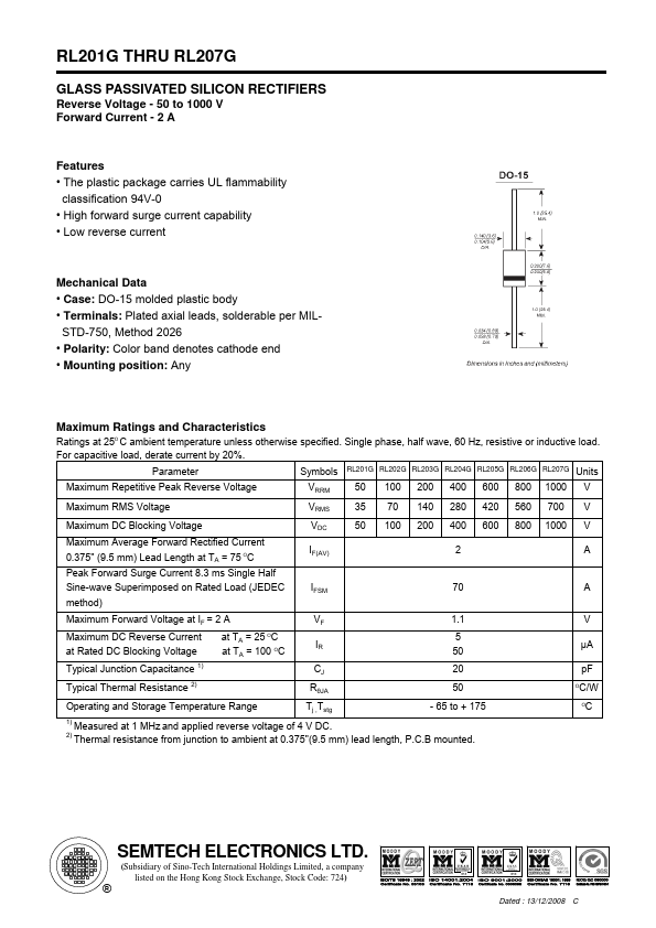 RL205G SEMTECH