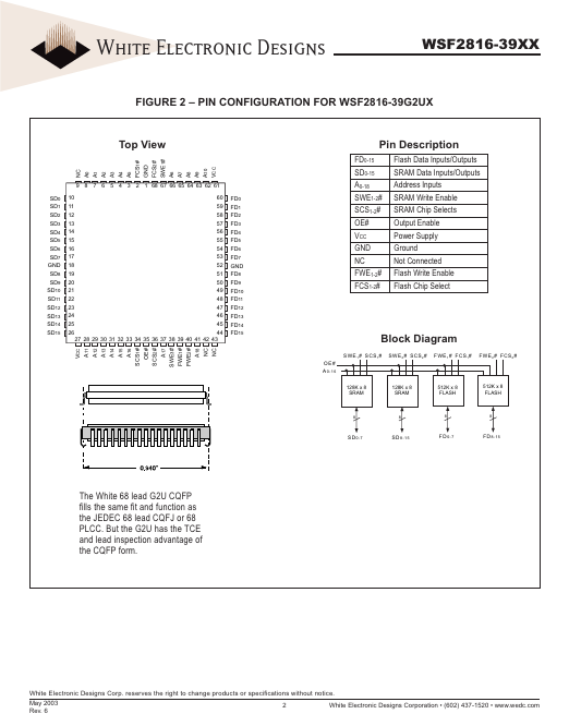 WSF2816-39XX