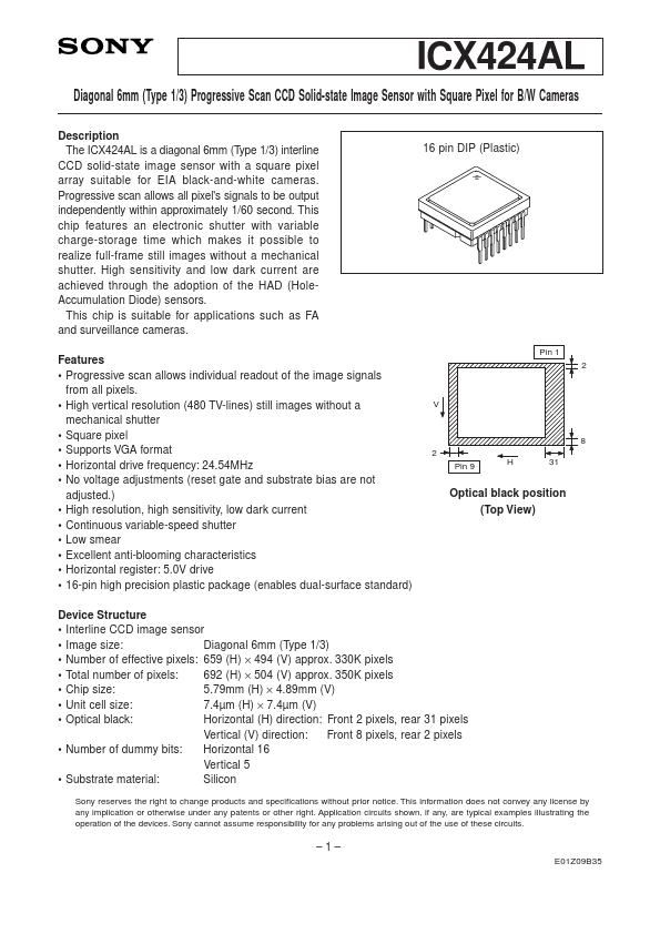 ICX424AL