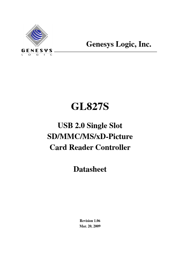 gl827S-OGG Genesys Logic