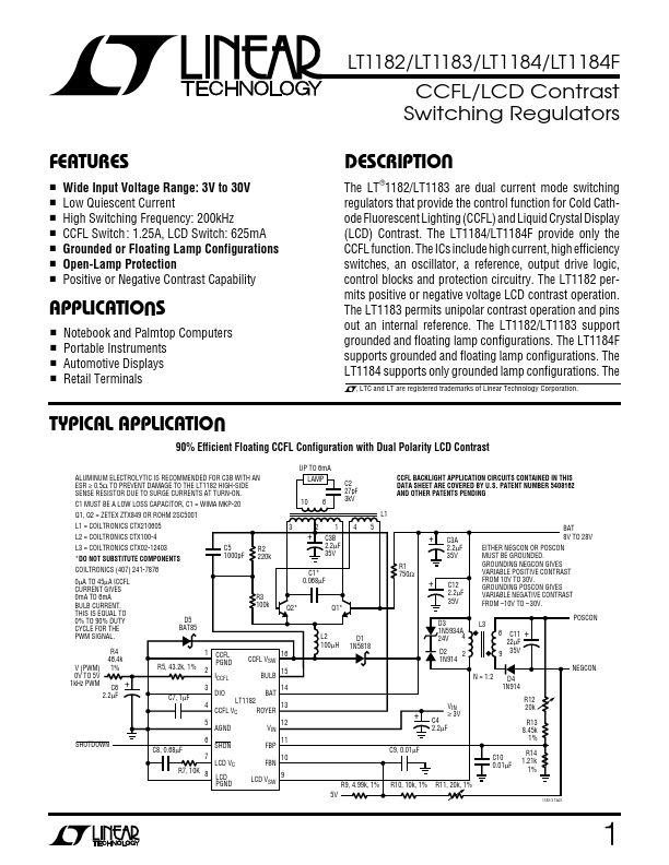 LT1184F Linear Technology