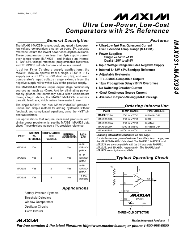 MAX932