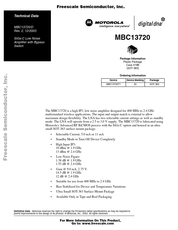 MBC13720 Motorola