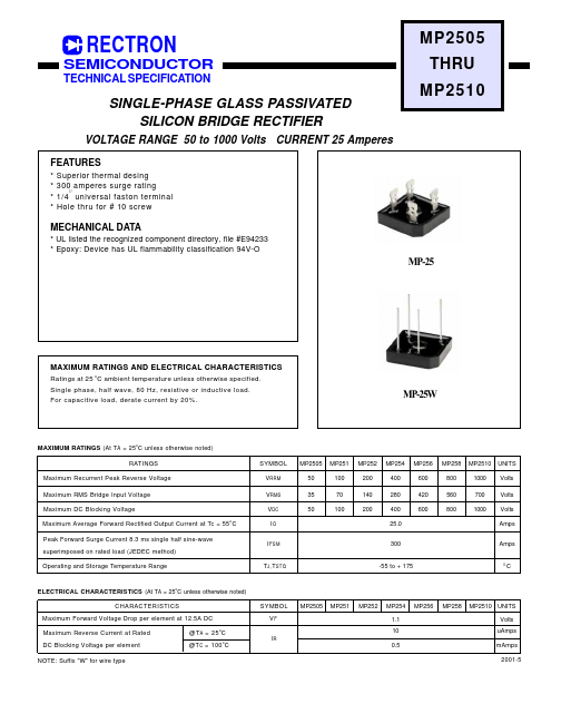 MP251 RECTRON