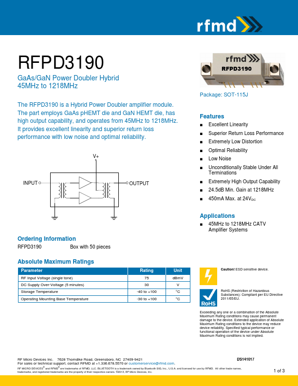 RFPD3190