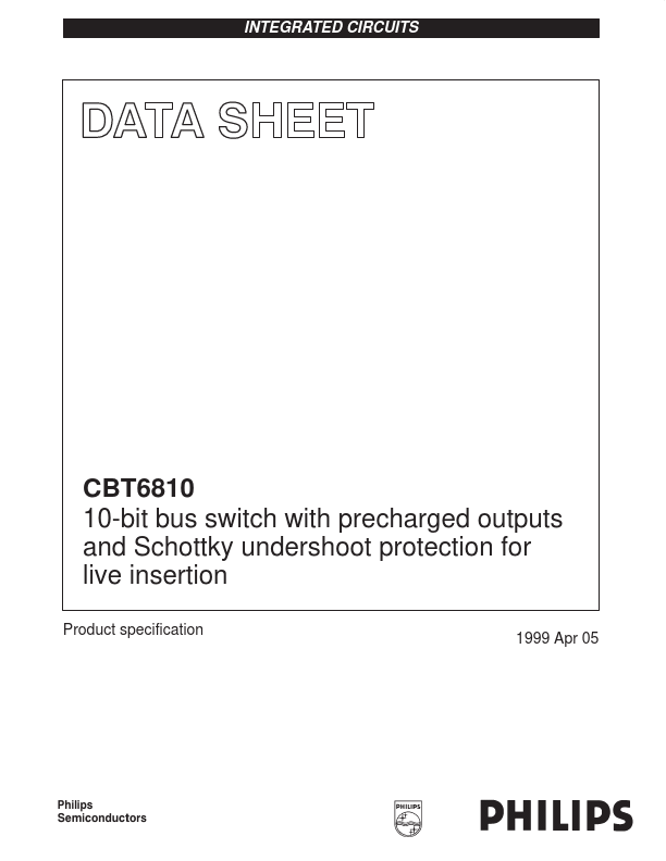 <?=CBT6810?> डेटा पत्रक पीडीएफ