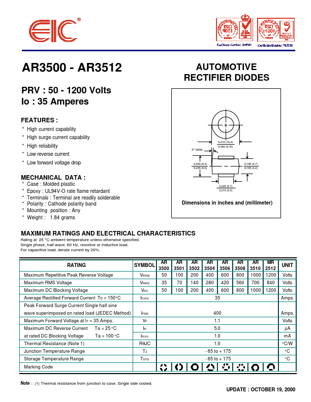 AR3502 EIC discrete Semiconductors