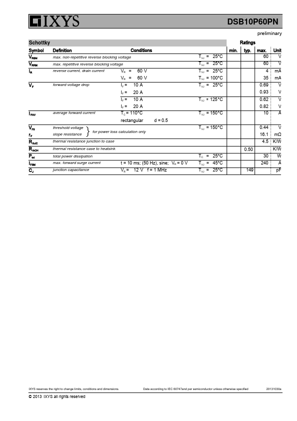 DSB10P60PN