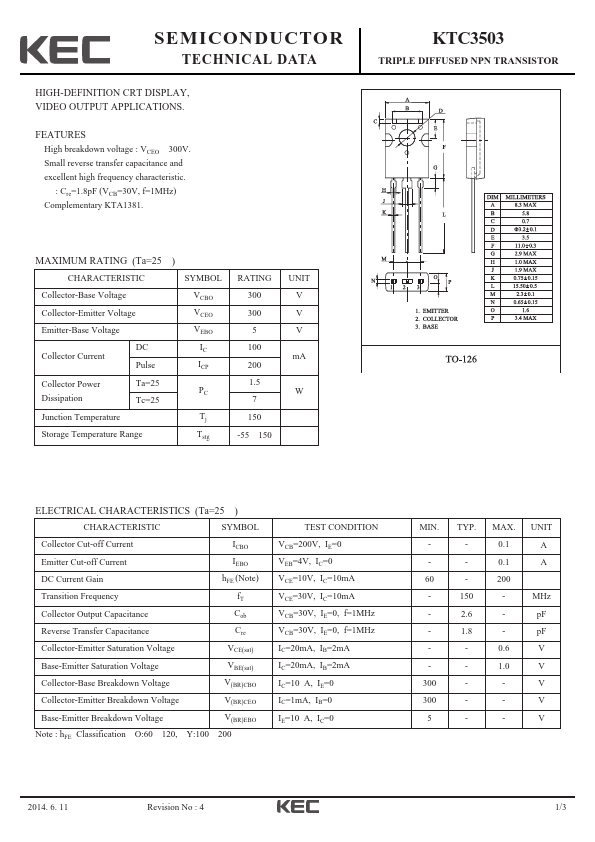 KTC3503