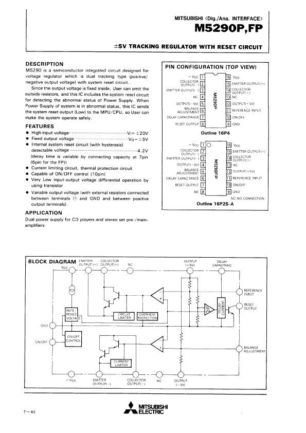 M5290P Mitsubishi