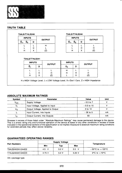 T74LS244