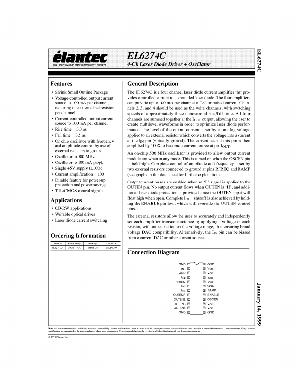 EL6274C Elantec