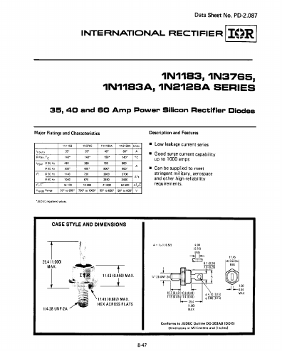 <?=1N1185A?> डेटा पत्रक पीडीएफ