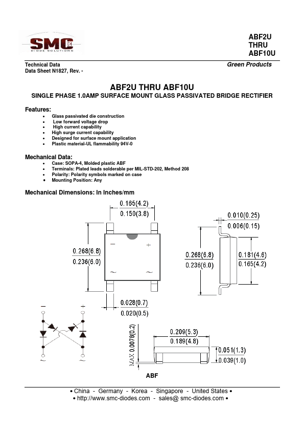 <?=ABF10U?> डेटा पत्रक पीडीएफ