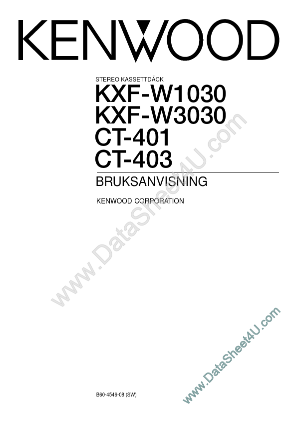 <?=KXF-W1030?> डेटा पत्रक पीडीएफ
