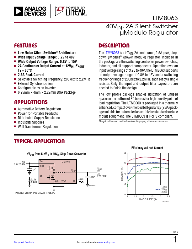 LTM8063 Linear Technology