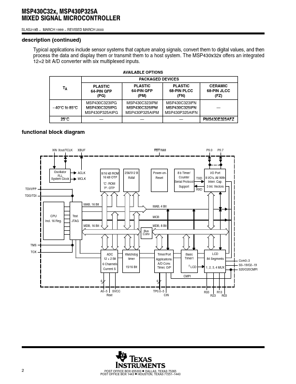 MSP430P325A