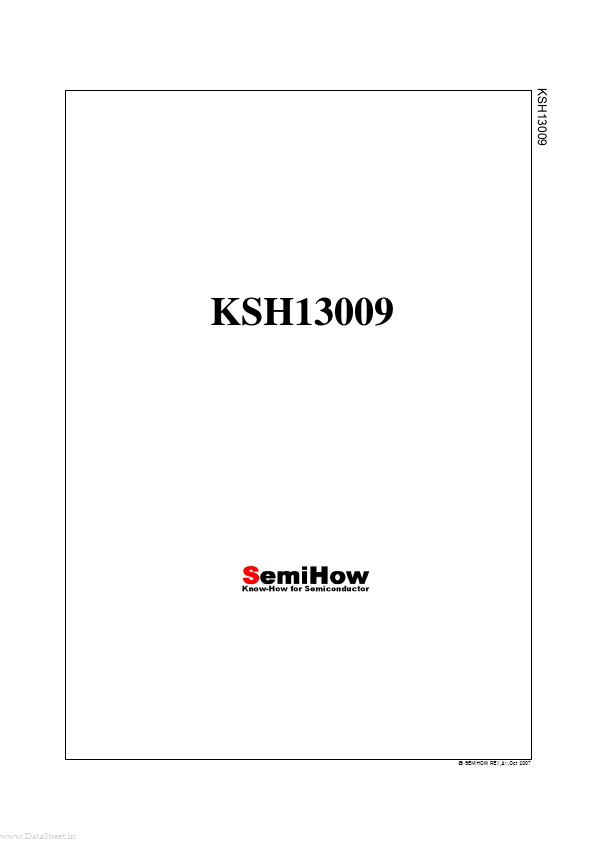 KSH13009 SemiHow