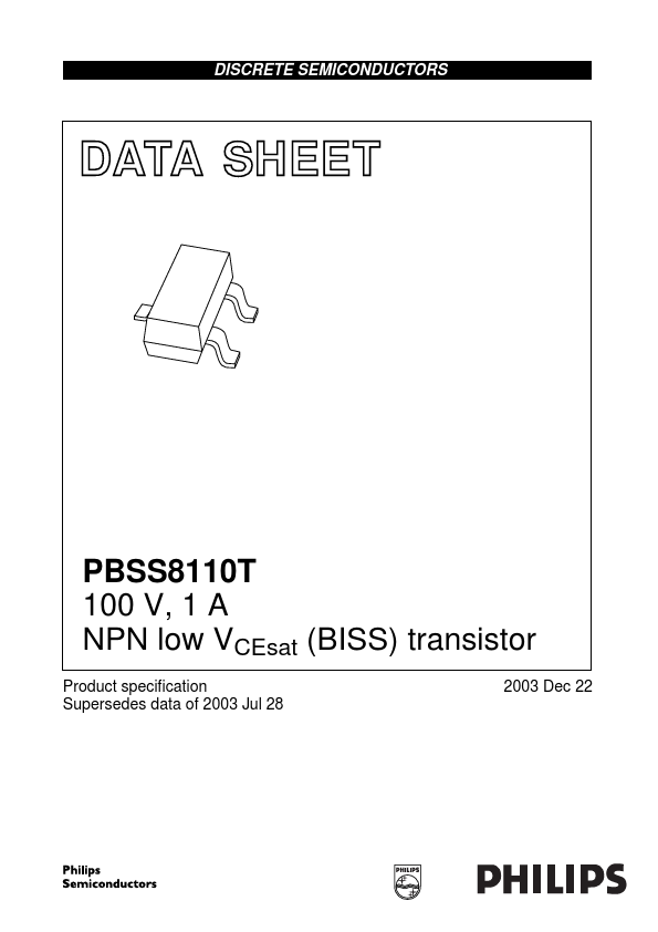 PBSS8110T NXP